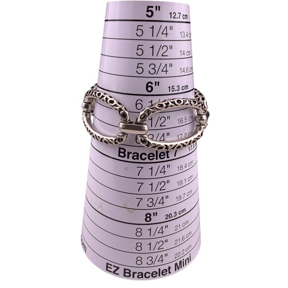 Kendra Scott Womens Silver Tone Metal Open Link Chain Tassel Bracelet - Picture 7 of 8